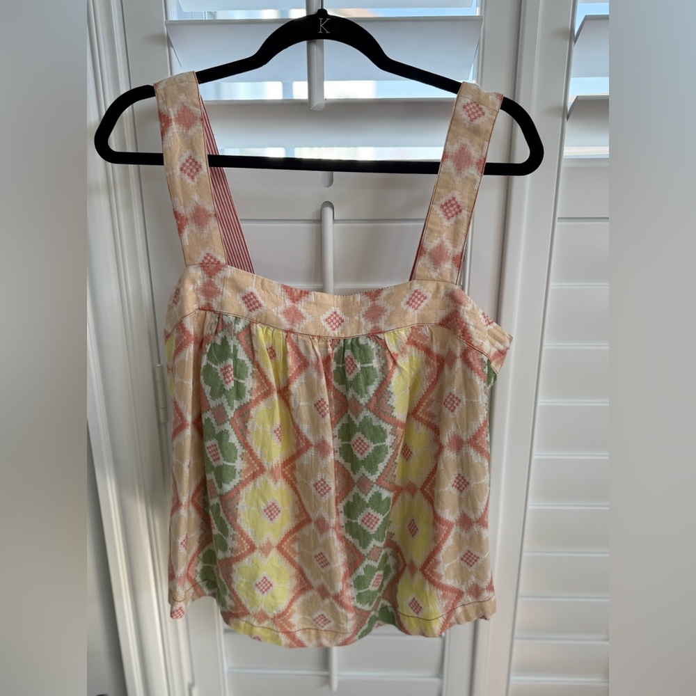 Anthropologie Patterned Sleeveless Top